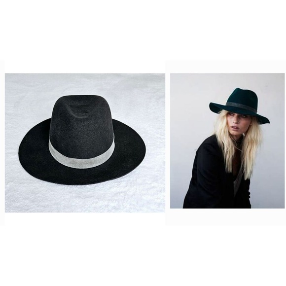 JANESSA LEONE goop fave! wool felt suede-band travel...